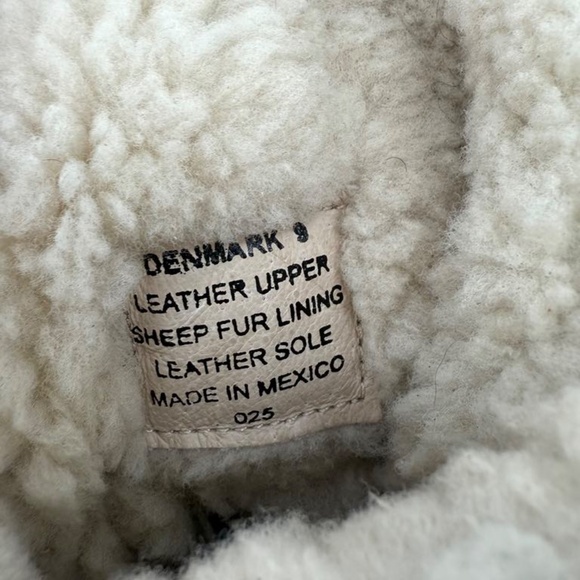 Freebird by Steven Denmark Leather Riding Style Boots Genuine Sheep Fur - Picture 12 of 17